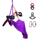 Aerial Silks Yoga Swing Set WITH RIGGING EQUIPMENT